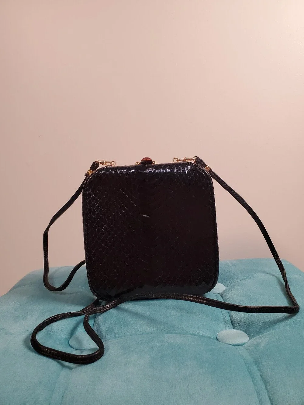 Rosato - Vintage - Genuine Snake Skin  - Shoulder Bag